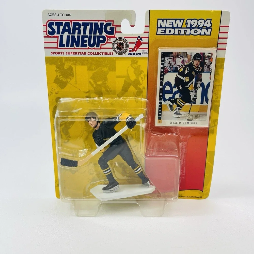 1994 KENNER STARTING LINEUP Mario Lemieux Pittsburgh Penguins MOMC